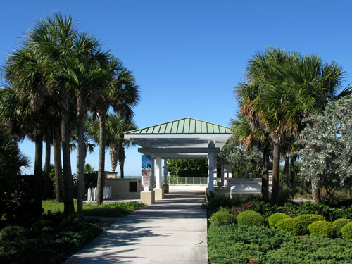 sunset beach sunset vista park entrance on gulf blvd