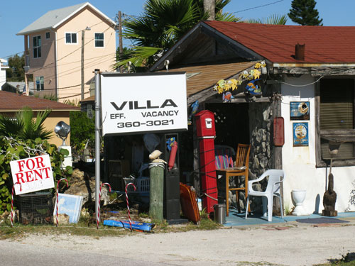 Sunset Beach Florida villas on West Gulf Blvd.