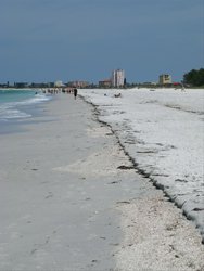 sunset vista beach looking north