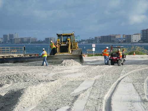 treasure island beach renourisment protects against erosion