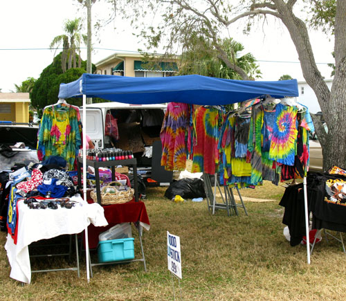 the treasure island open air tie-dyed shirts