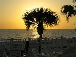 st pete beach sunset undertow beach bar