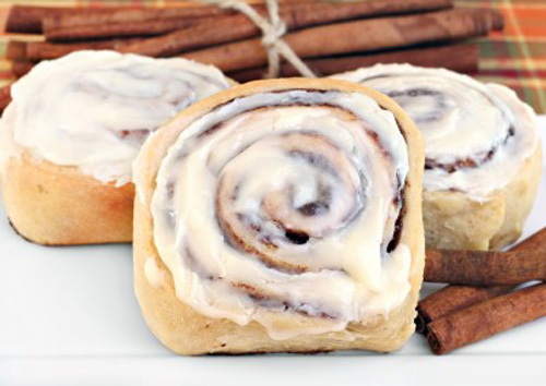 High-carb breakfast rolls increase your belly and your stress.