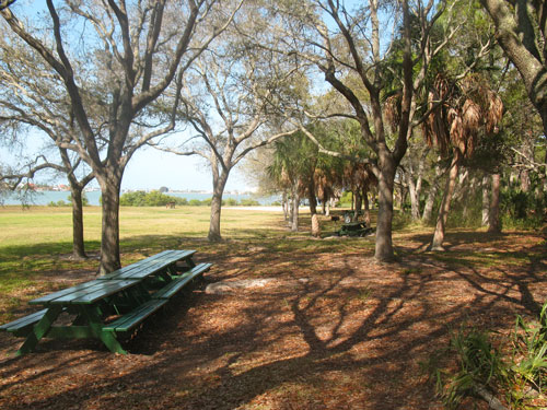 Most parks are completely empty during the day.